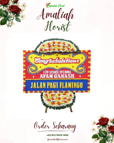 Bunga Papan Congratulation di Graha Batununggal Indah Bandung